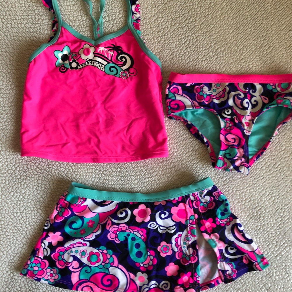 Girls Bikini Three Piece Set